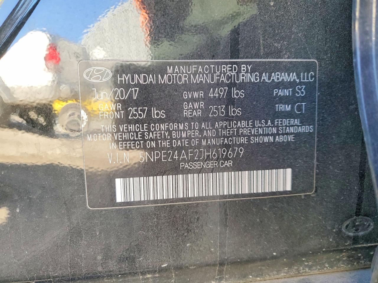 2018 HYUNDAI SONATA SE photo 34