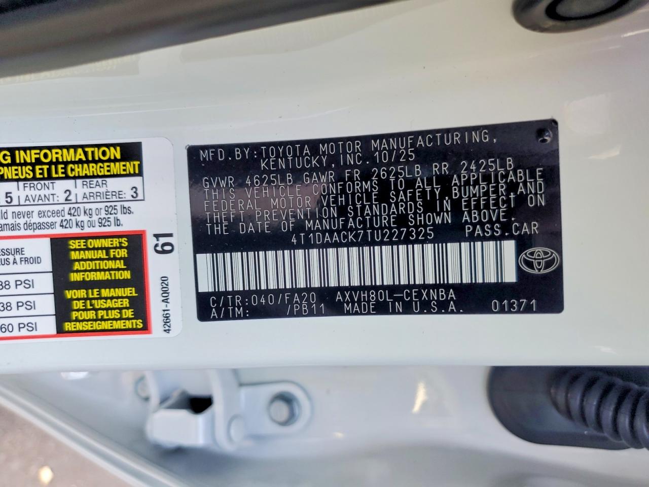 2026 TOYOTA CAMRY photo 13
