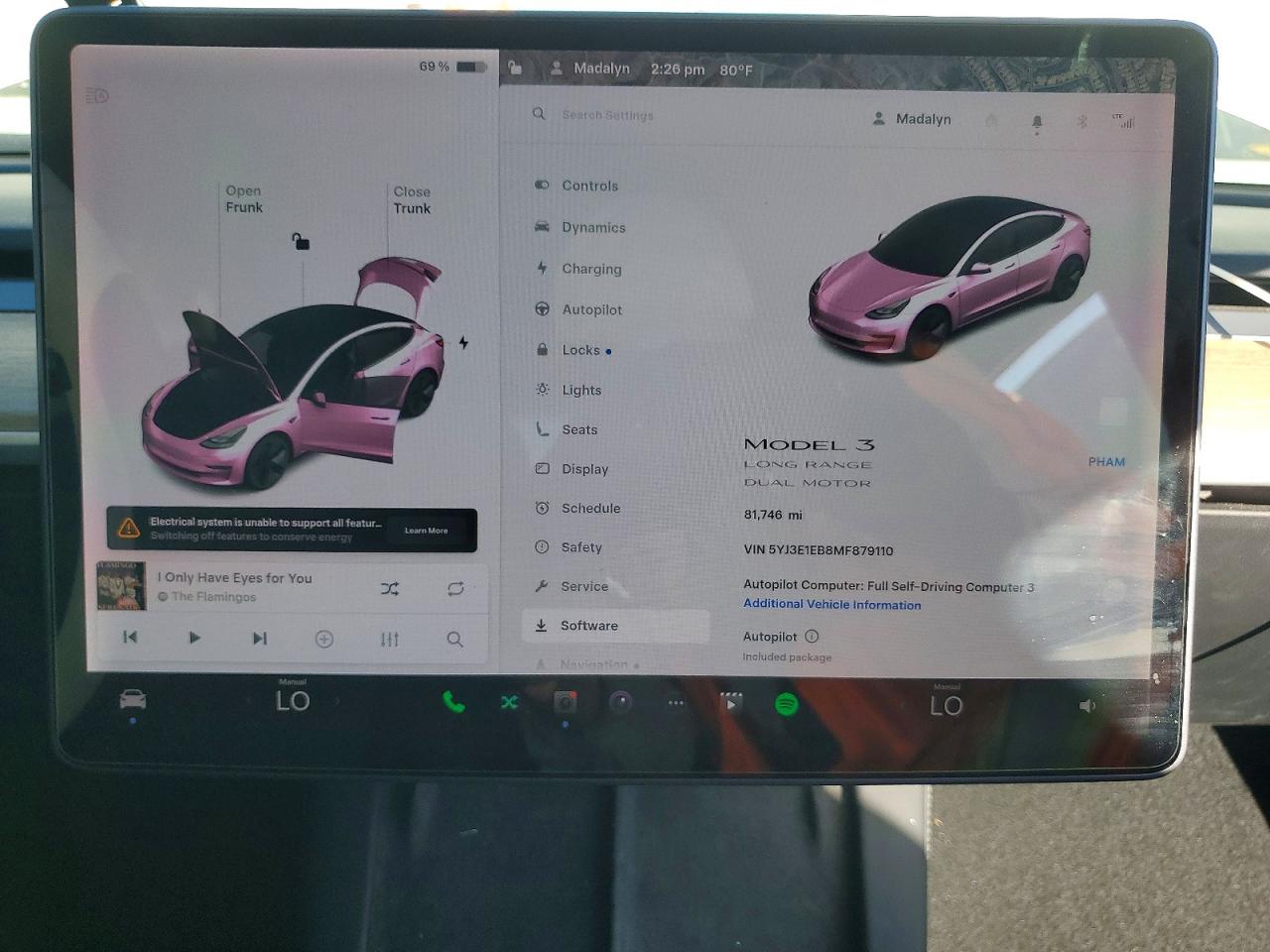 2021 TESLA MODEL 3 photo 8