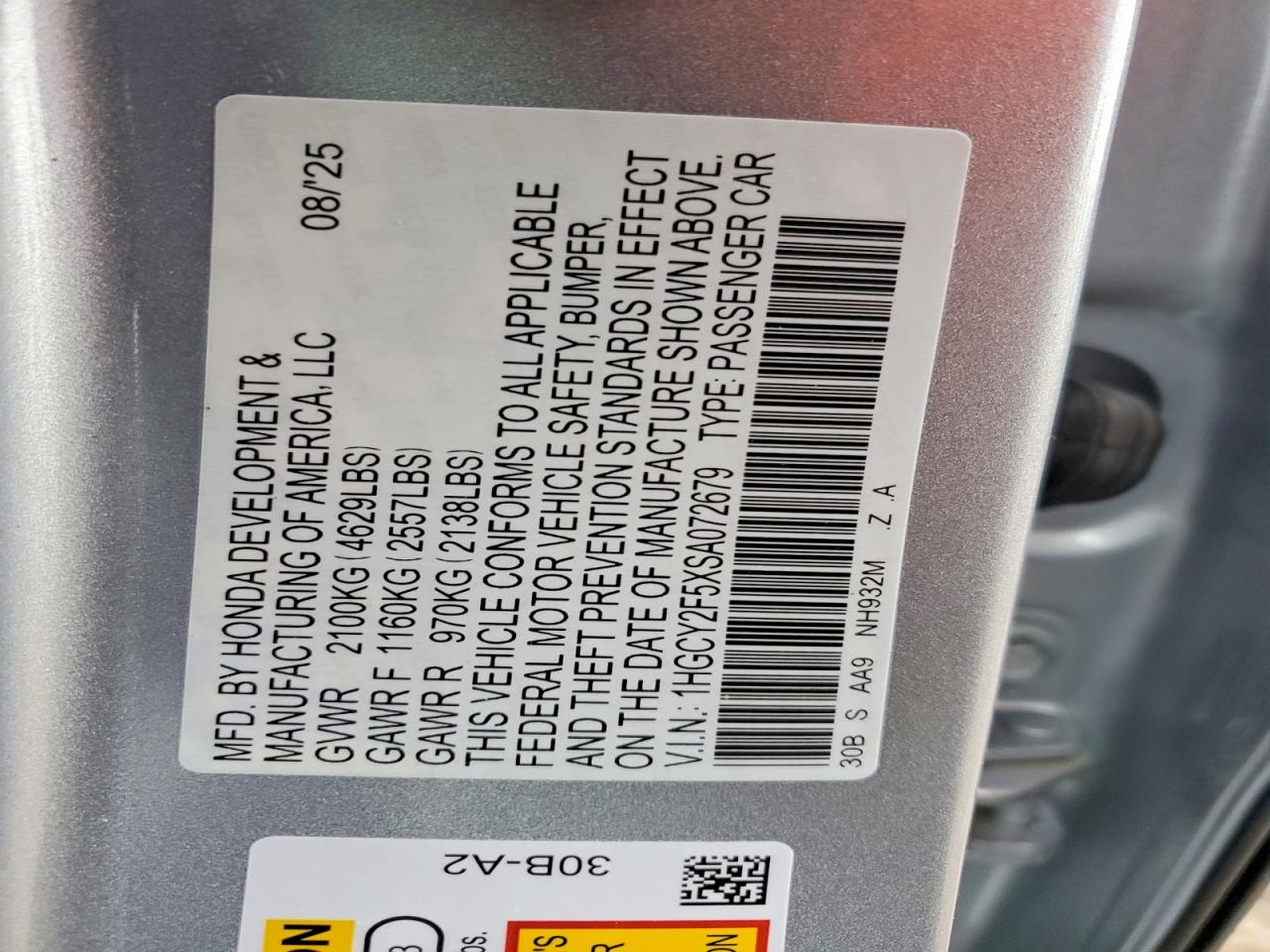 2025 HONDA ACCORD HYBRID SPORT photo 12