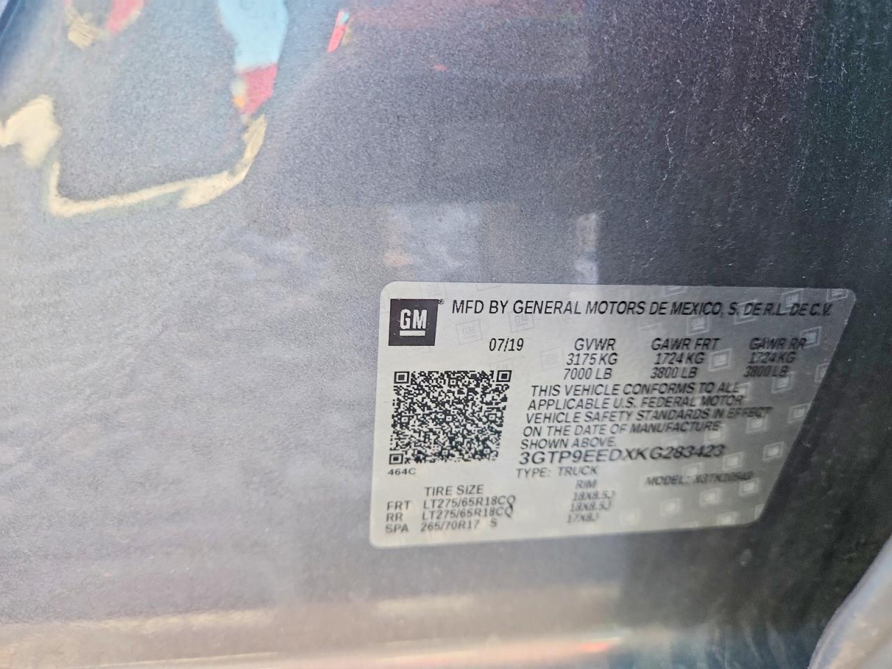 2019 GMC SIERRA K1500 AT4 photo 13