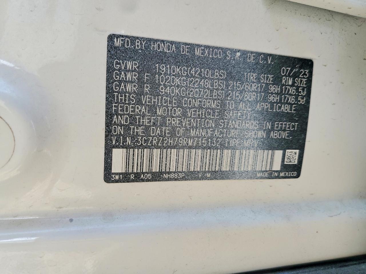 2024 HONDA HR-V EXL photo 27