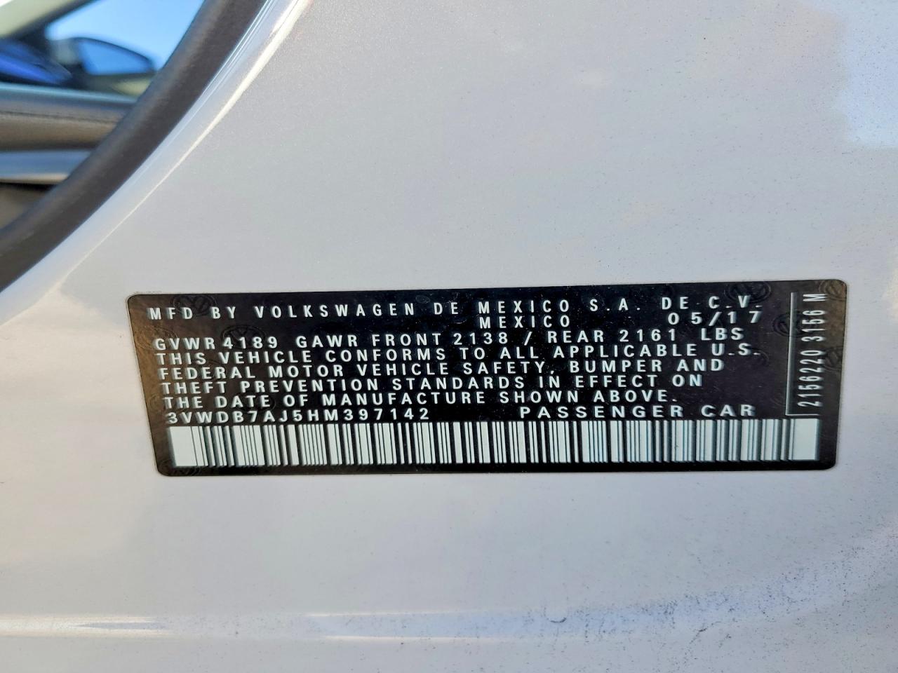 2017 VOLKSWAGEN JETTA SE photo 34