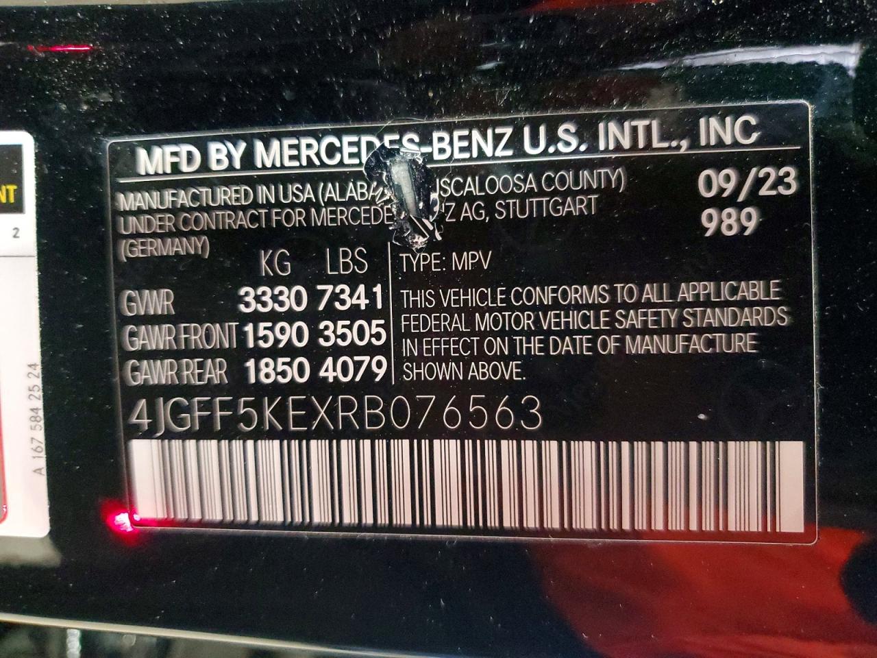 2024 MERCEDES-BENZ GLS 450 4MATIC photo 14