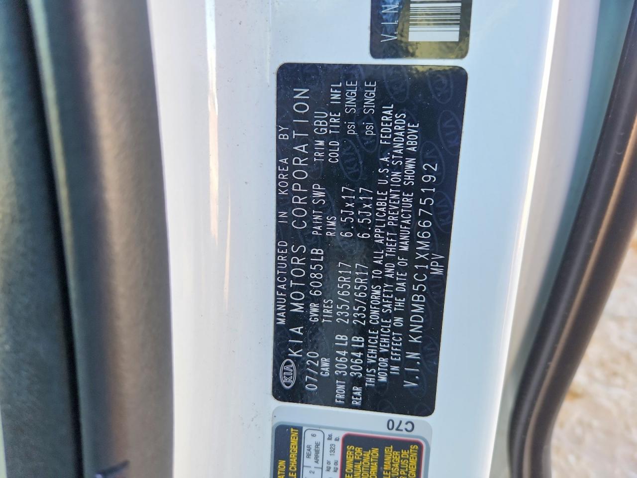 2021 KIA SEDONA LX photo 27