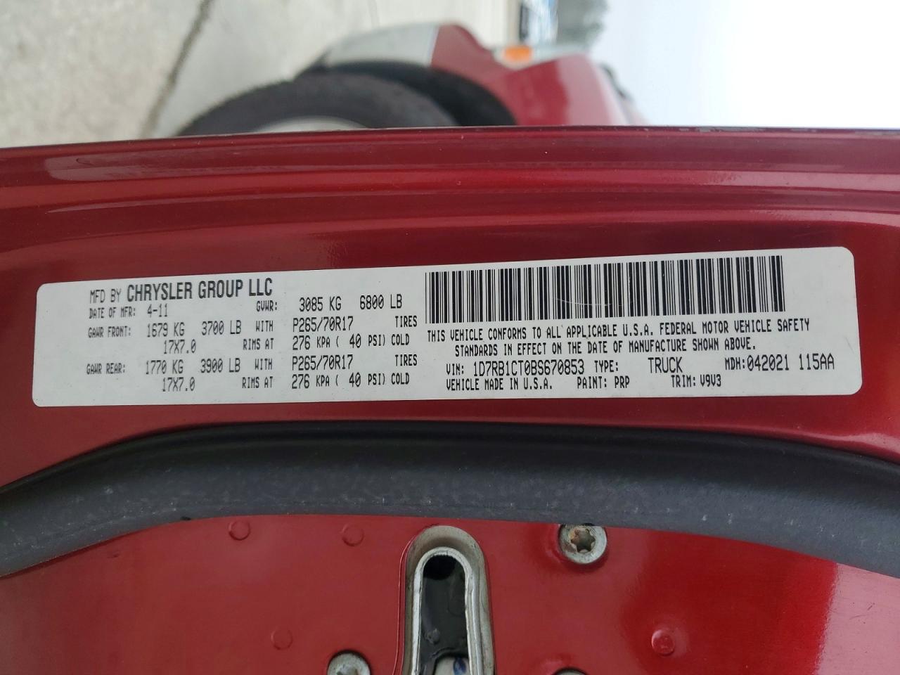2011 DODGE RAM 1500 photo 34