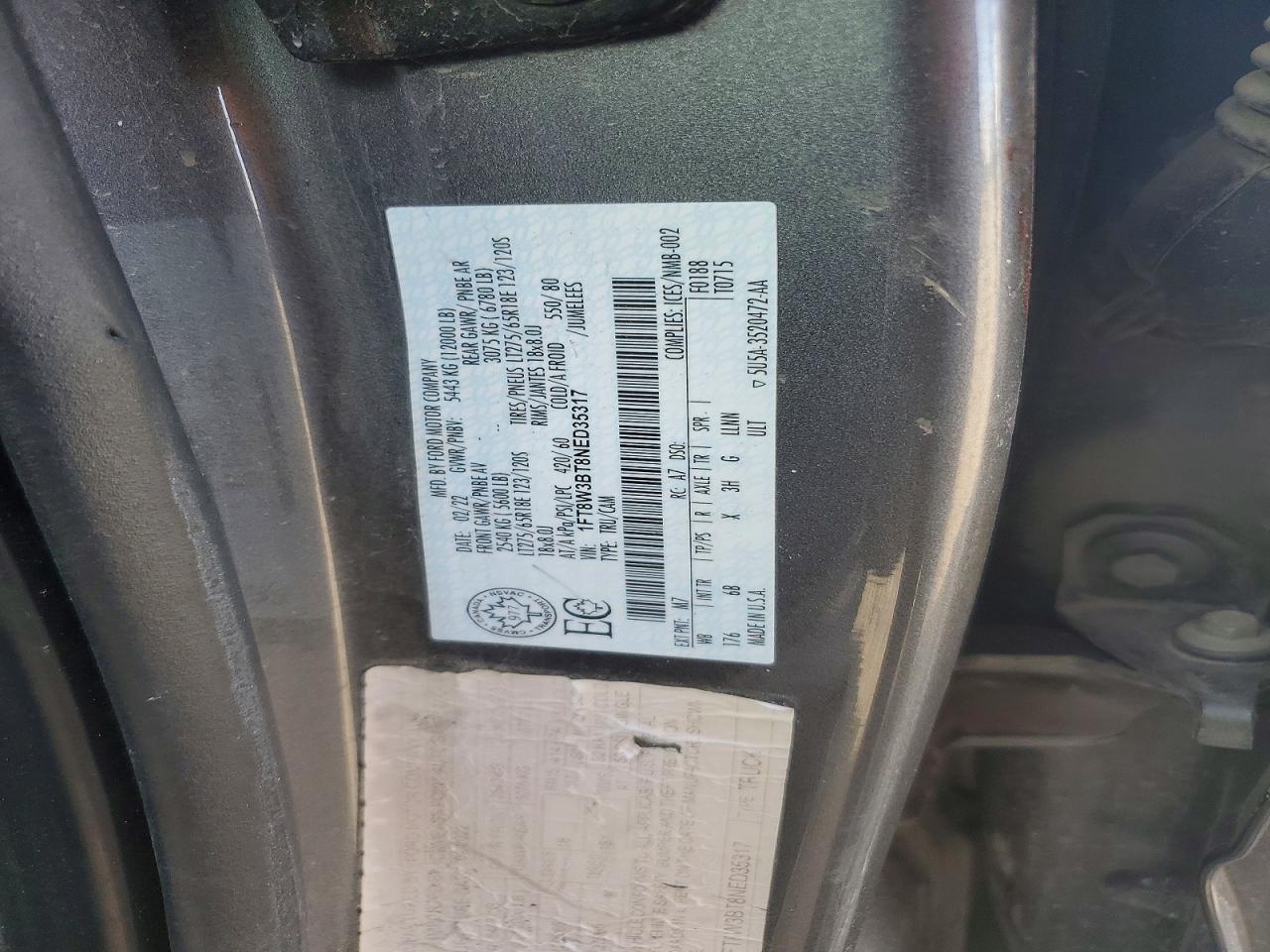 2022 FORD F350 SUPER DUTY photo 34