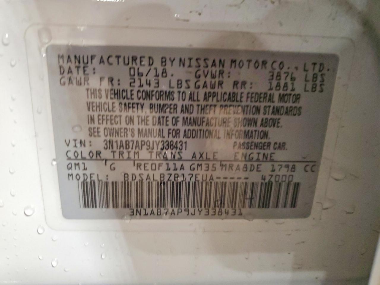 2018 NISSAN SENTRA S photo 25