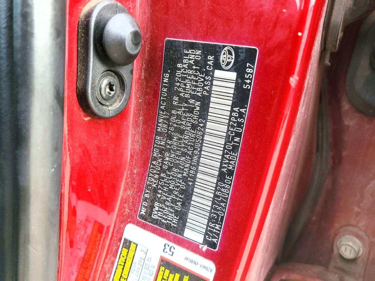 2018 TOYOTA CAMRY XSE photo 12