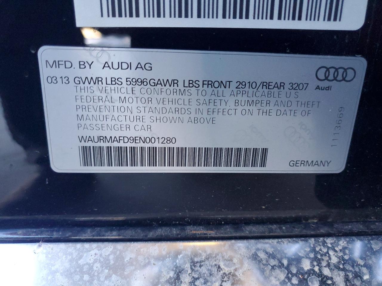 2014 AUDI A8 L TDI QUATTRO photo 12