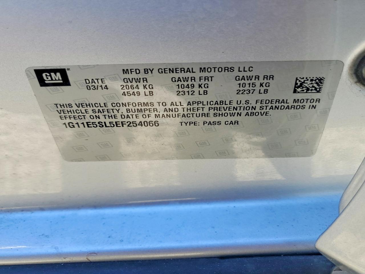 2014 CHEVROLET MALIBU 2LT photo 34