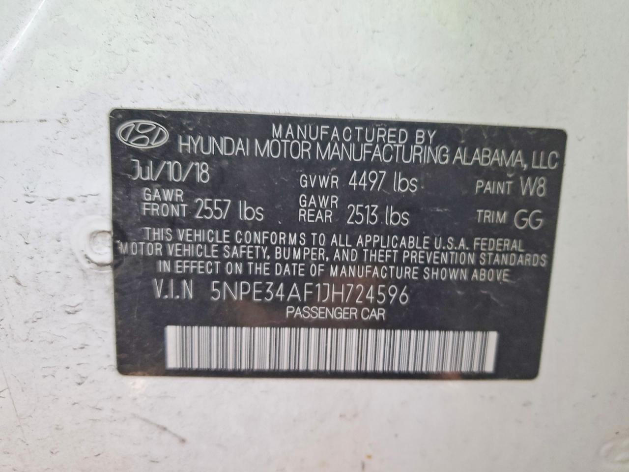 2018 HYUNDAI SONATA SEL+ photo 25