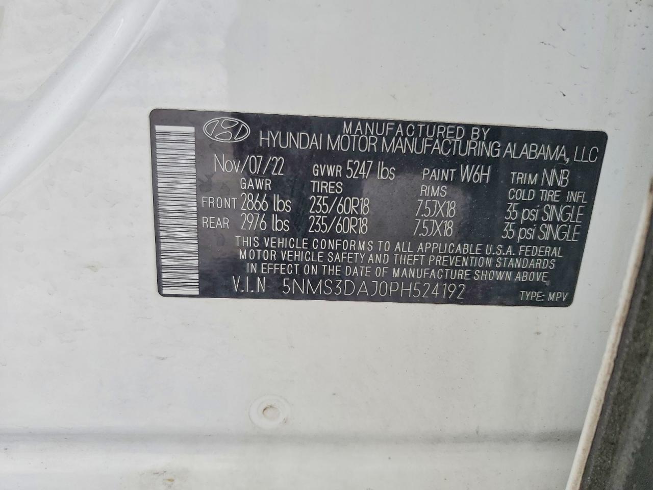 2023 HYUNDAI SANTA FE SEL photo 13