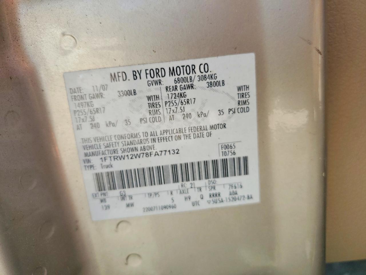 2008 FORD F150 SUPERCREW photo 23