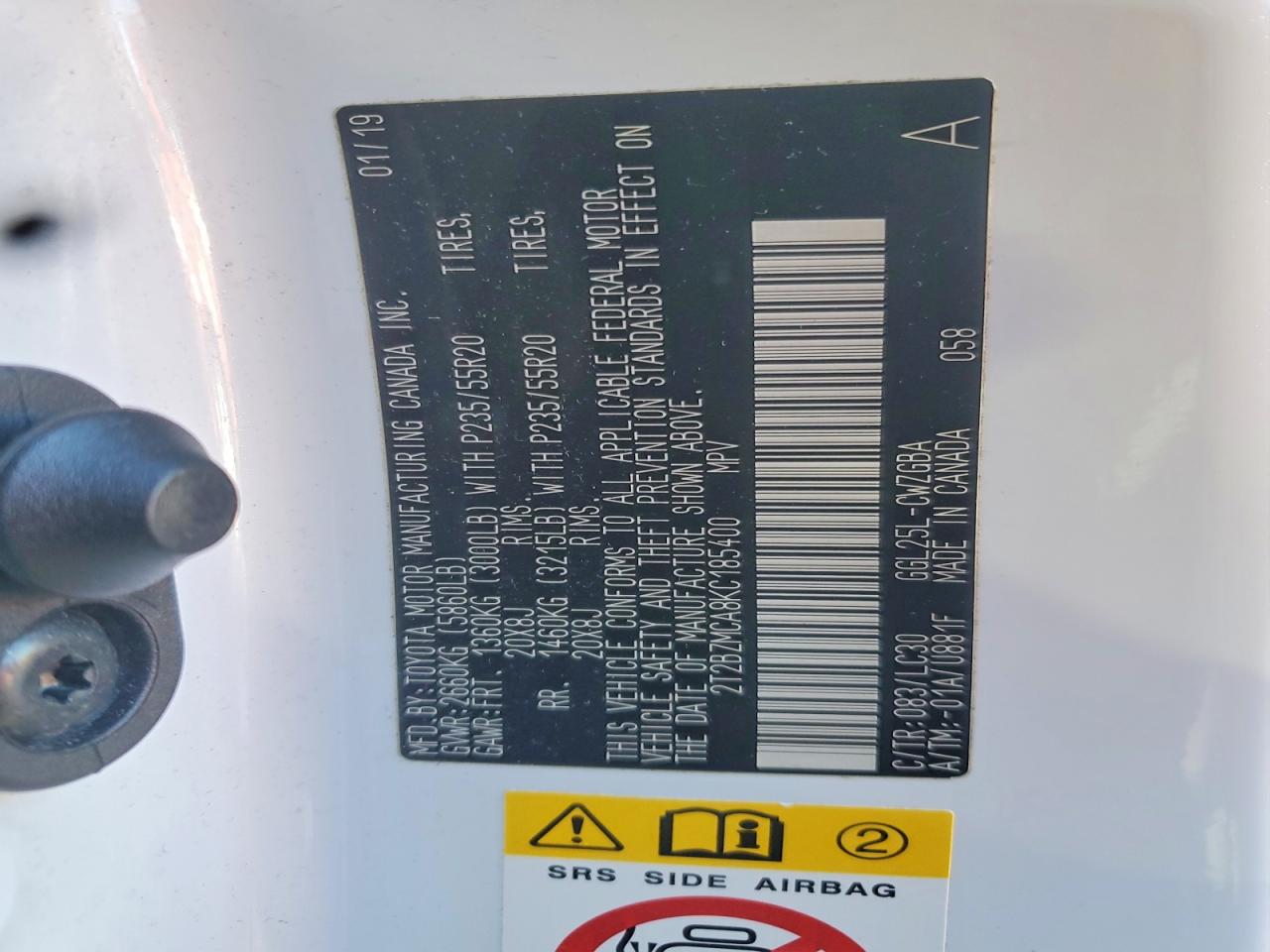2019 LEXUS RX photo 12