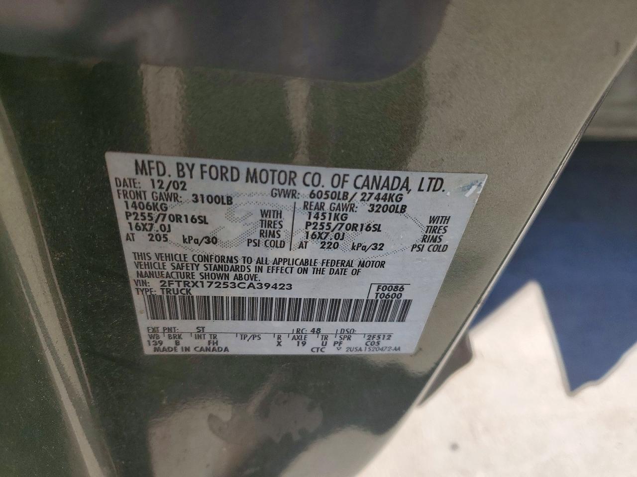 2003 FORD F150 photo 23