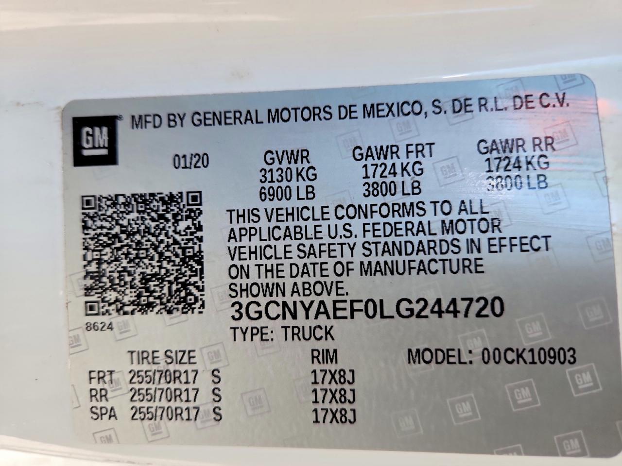 2020 CHEVROLET SILVERADO K1500 photo 12