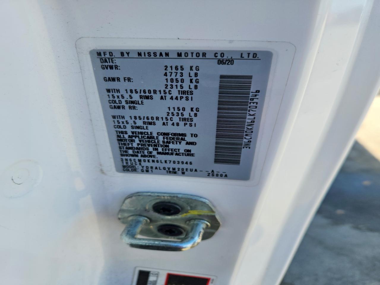 2020 NISSAN NV200 SV photo 23
