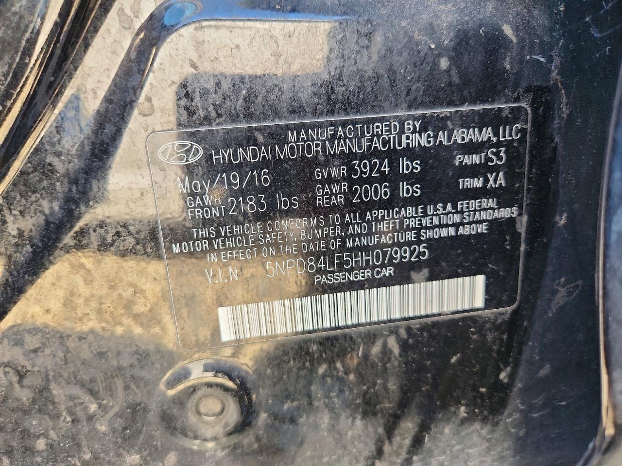 2017 HYUNDAI ELANTRA LIMITED photo 34