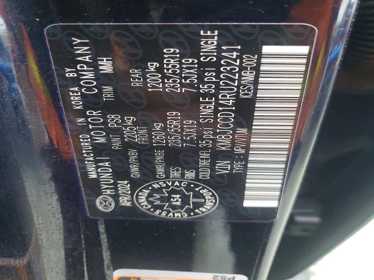 2024 HYUNDAI TUCSON SEL CONVENIENCE photo 13