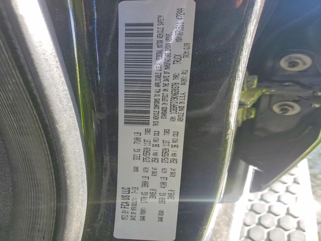 2019 RAM 1500 LARAMIE photo 12