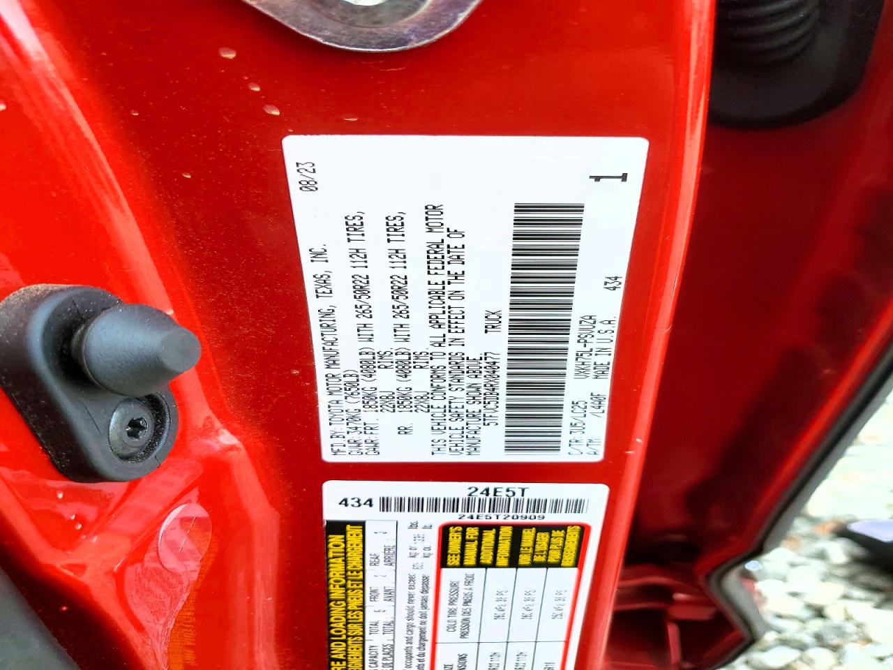 2024 TOYOTA TUNDRA CREWMAX CAPSTONE photo 34