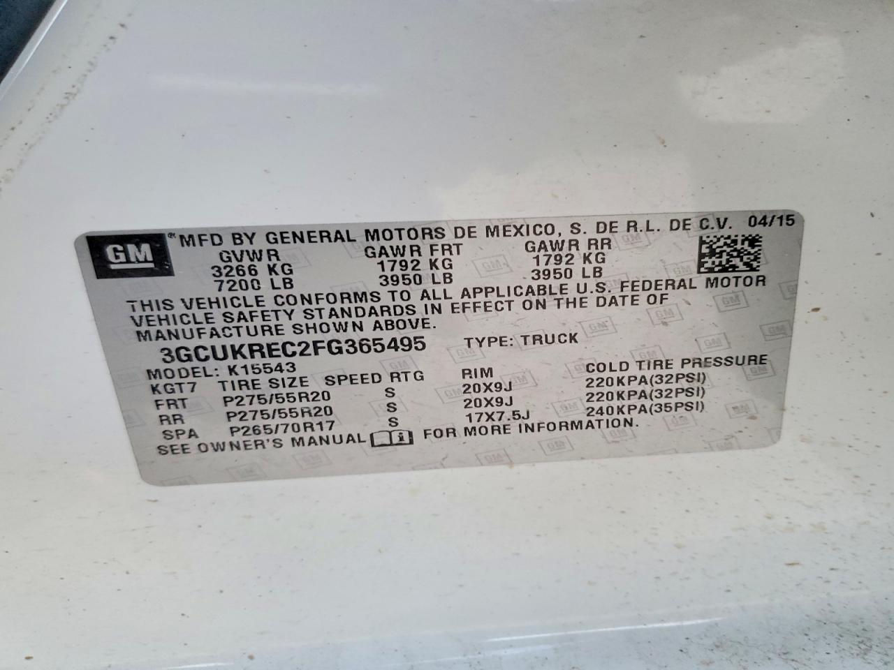 2015 CHEVROLET SILVERADO K1500 LT photo 12