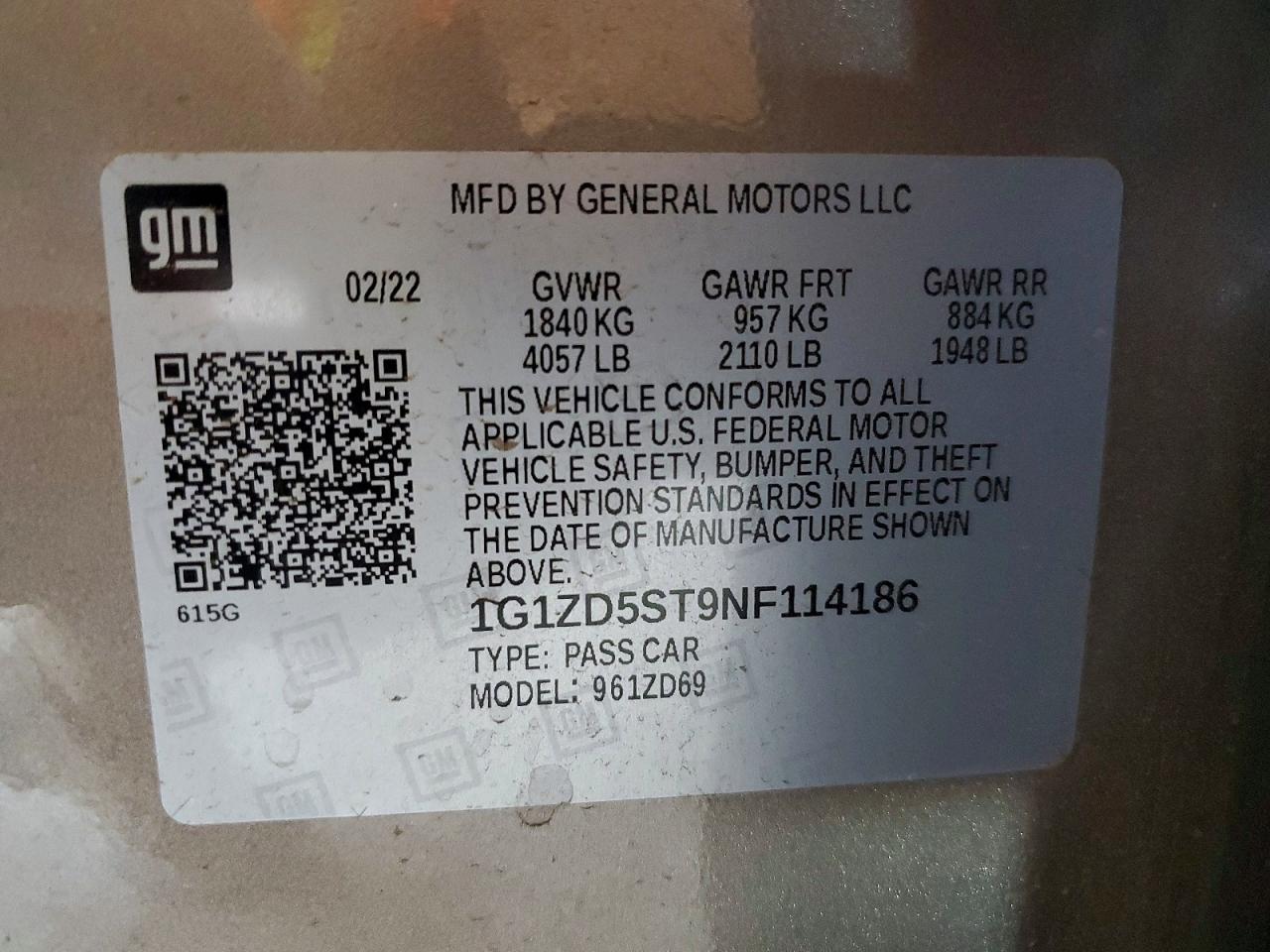 2022 CHEVROLET MALIBU LT photo 34