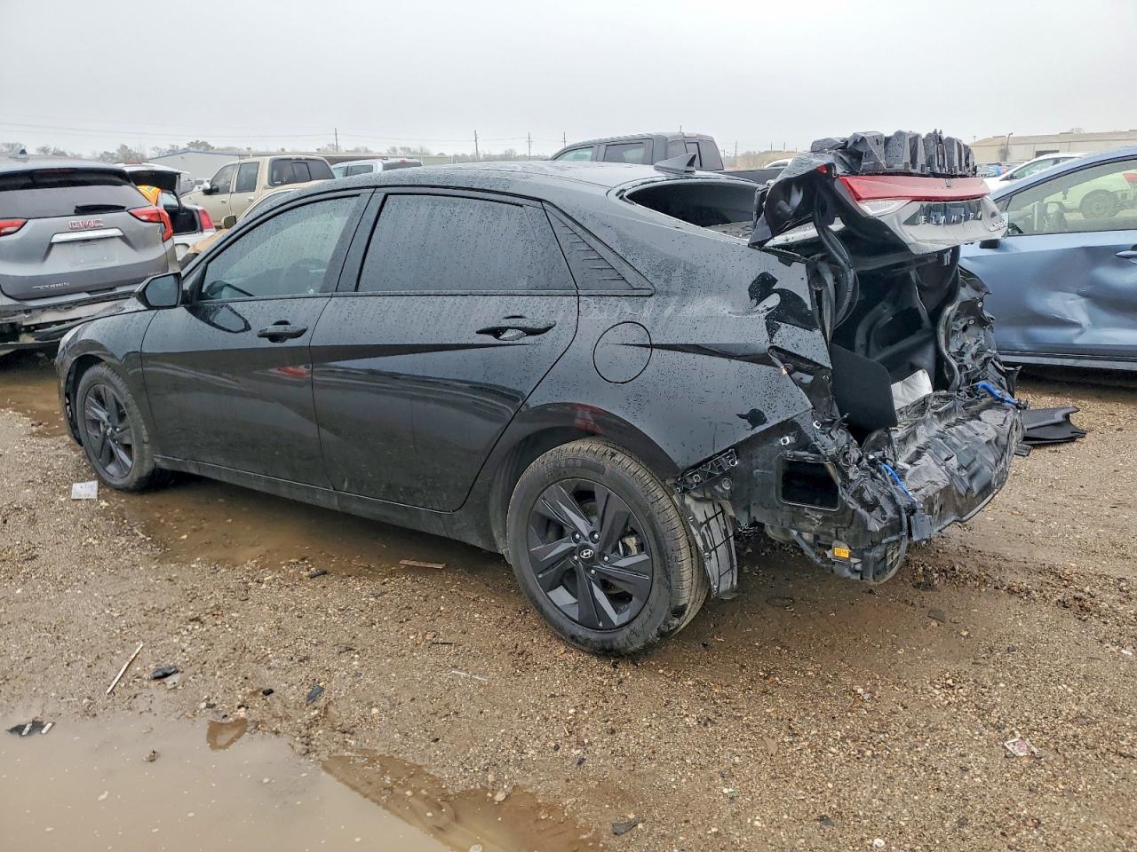 2022 HYUNDAI ELANTRA BLUE photo 2