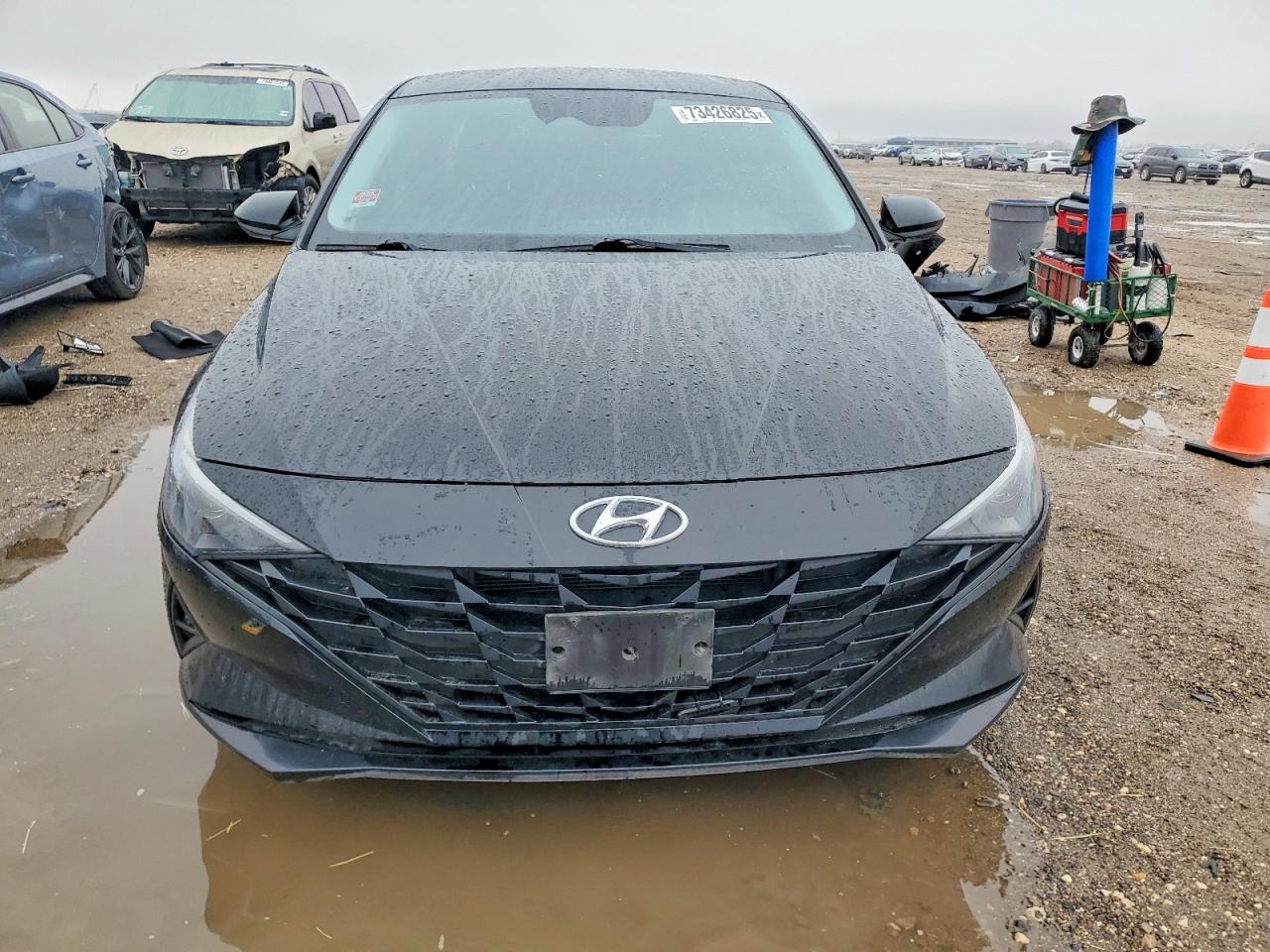 2022 HYUNDAI ELANTRA BLUE photo 5
