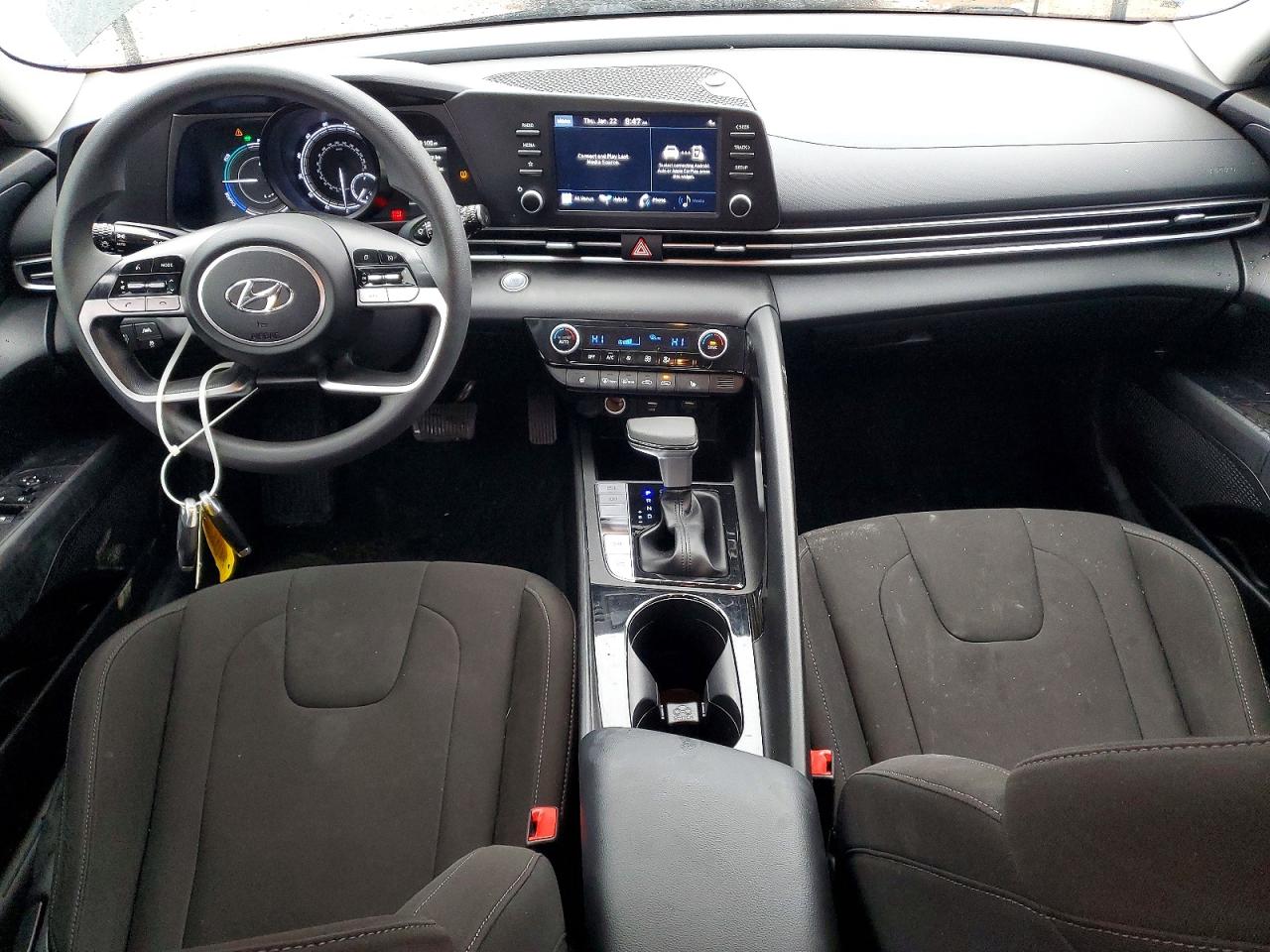2022 HYUNDAI ELANTRA BLUE photo 8