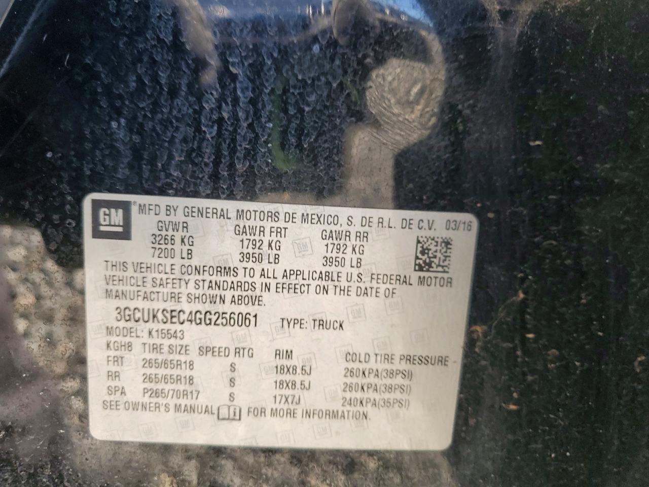 2016 CHEVROLET SILVERADO K1500 LTZ photo 12
