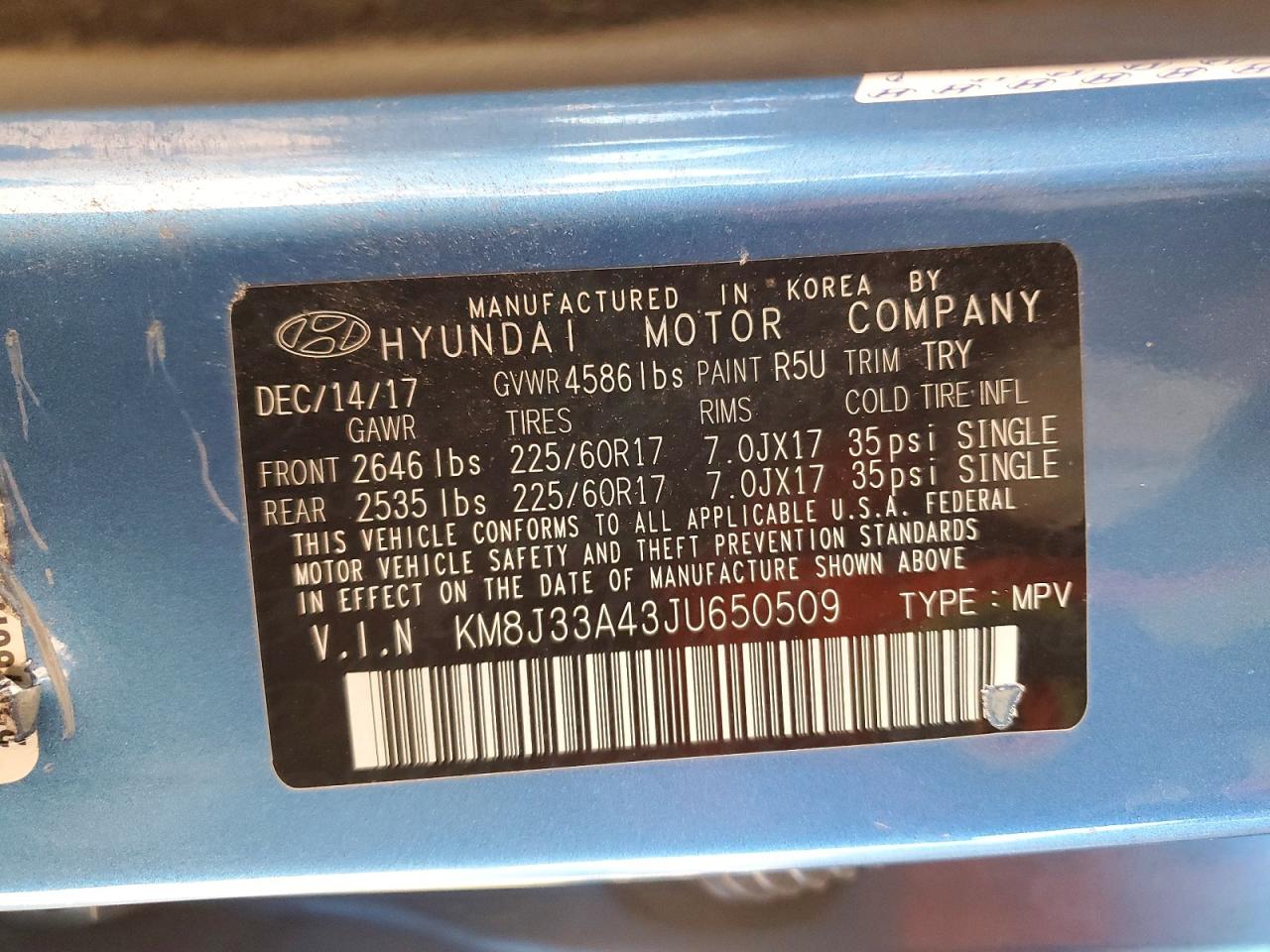 2018 HYUNDAI TUCSON SEL photo 34