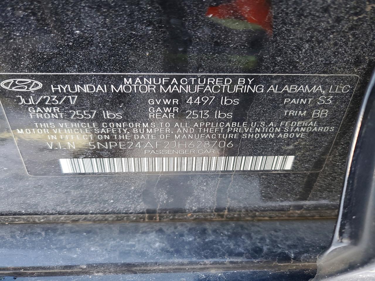 2018 HYUNDAI SONATA SE photo 12