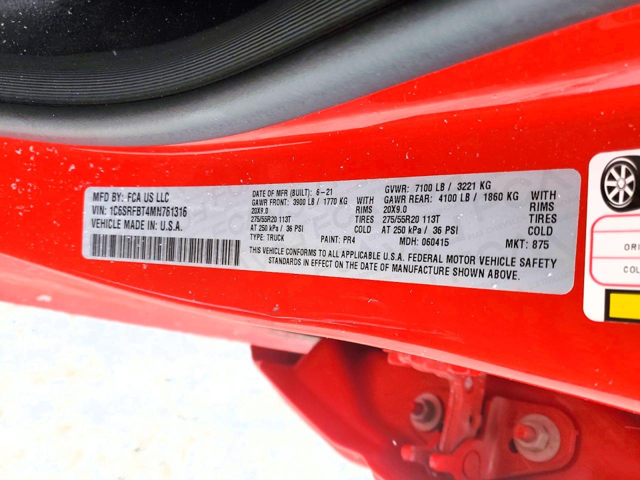 2021 RAM 1500 BIG HORN photo 23
