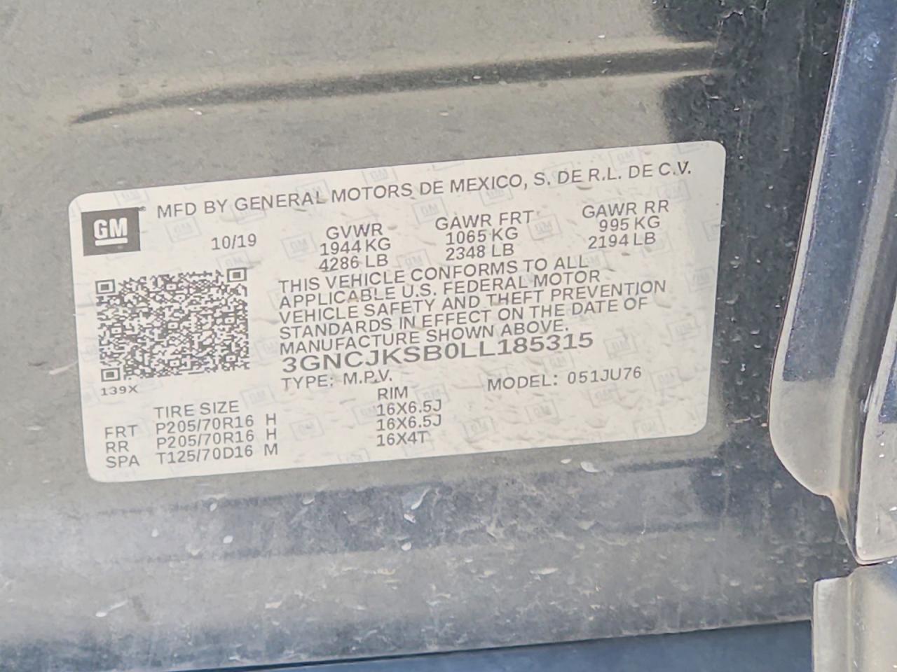 2020 CHEVROLET TRAX LS photo 23
