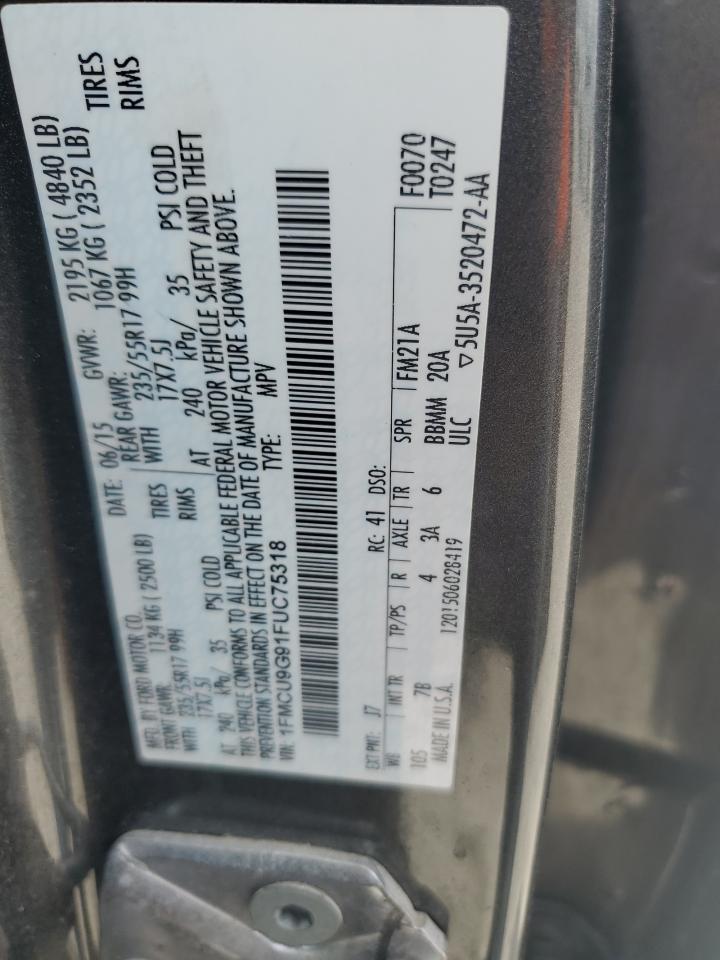 2015 FORD ESCAPE SE photo 14