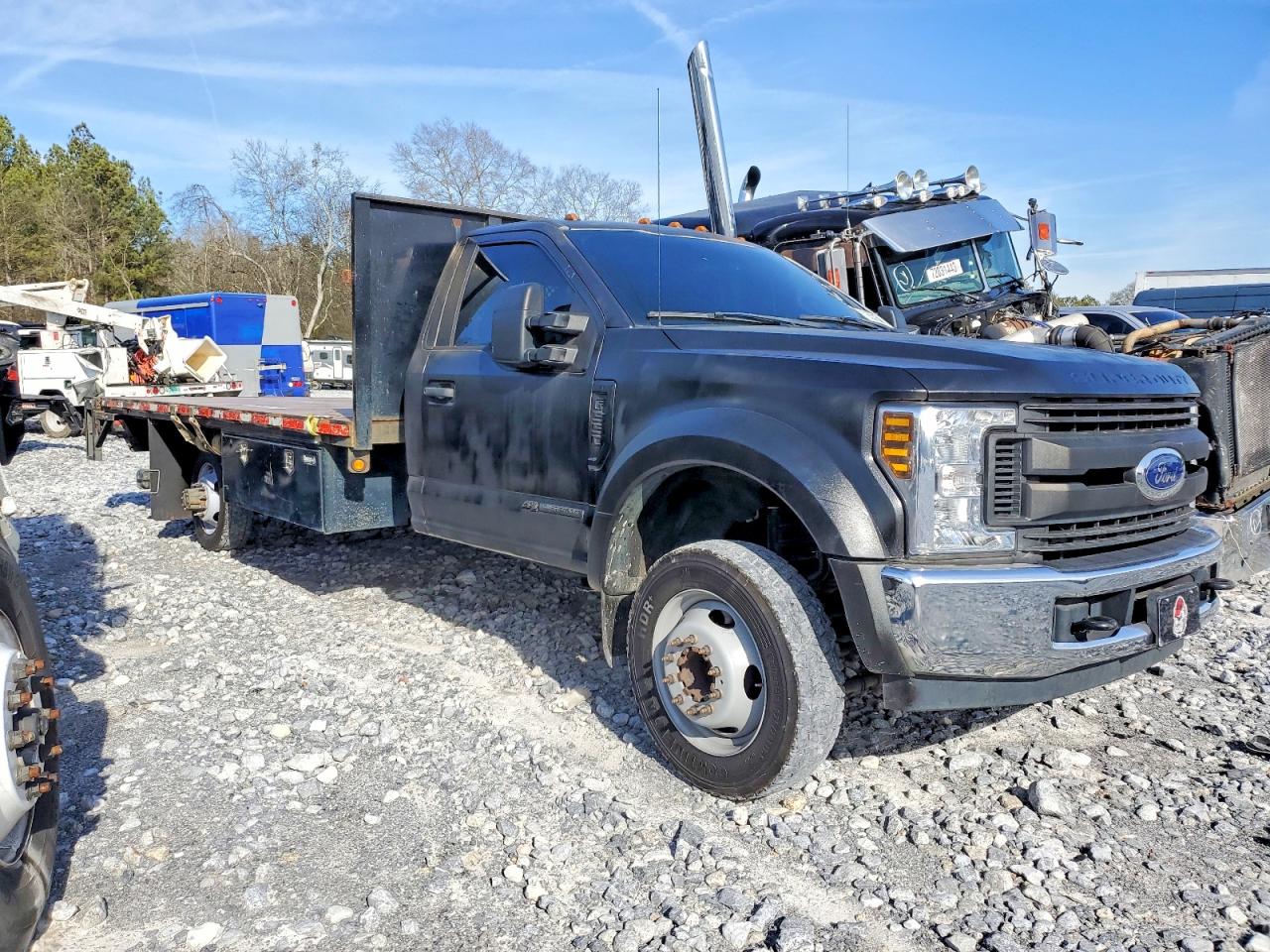 2019 FORD F550 SUPER DUTY FLATBED TRUCK photo 10
