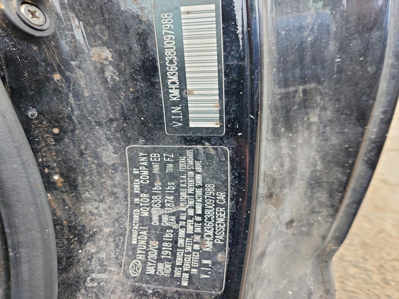 2008 HYUNDAI ACCENT photo 23