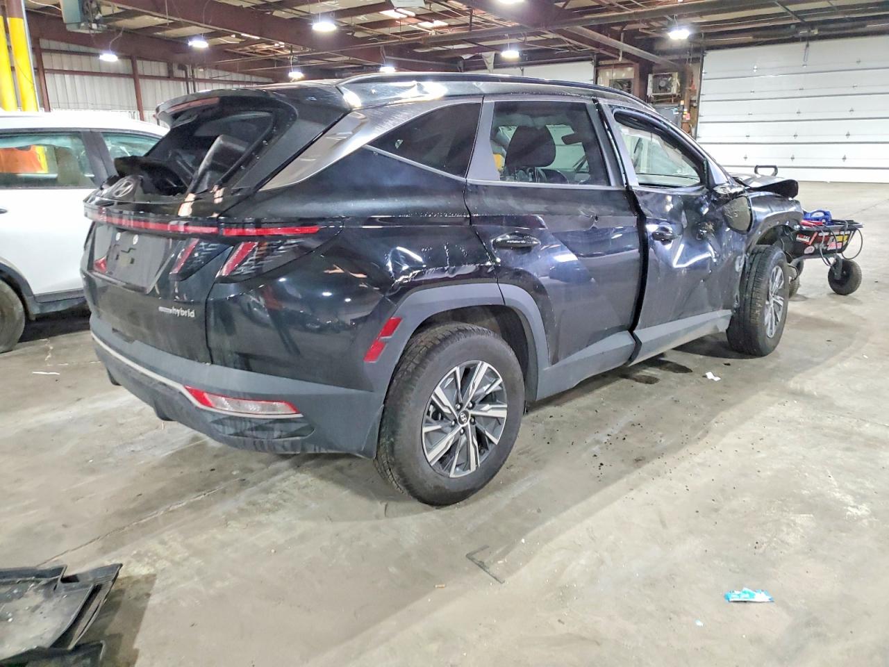 2022 HYUNDAI TUCSON BLUE photo 3