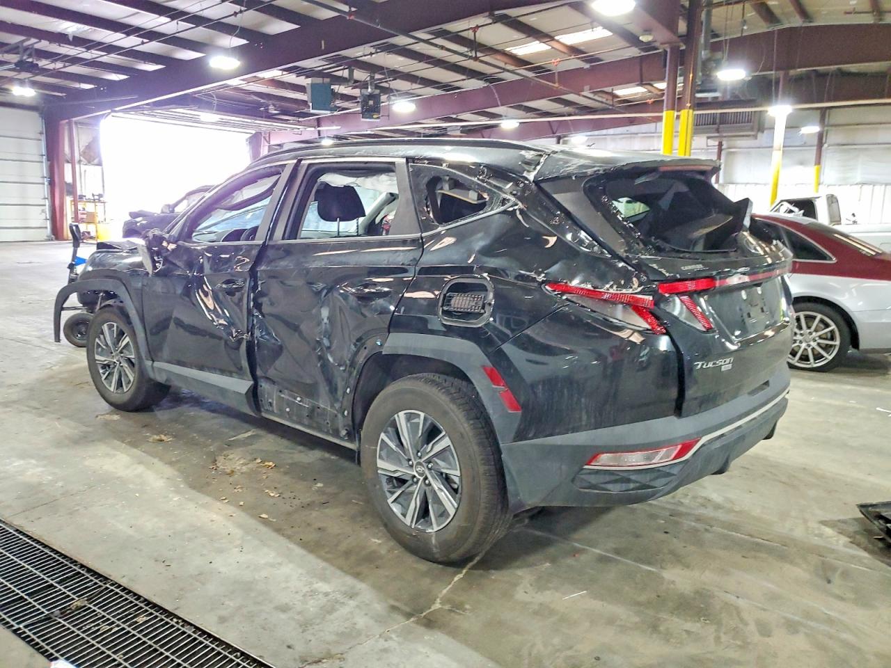 2022 HYUNDAI TUCSON BLUE photo 2