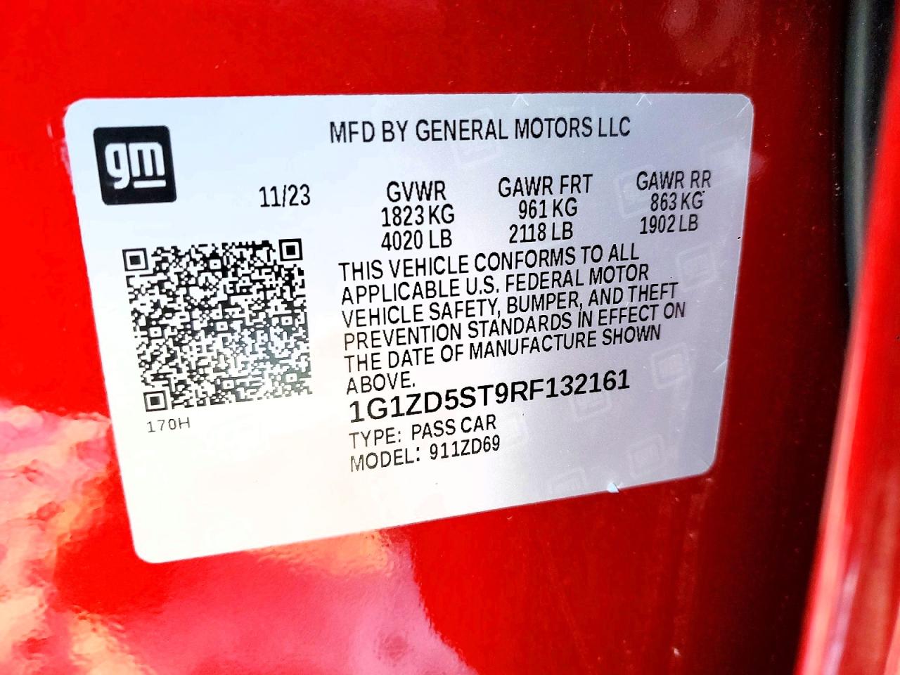2024 CHEVROLET MALIBU LT photo 23