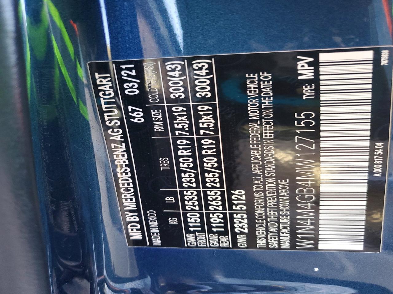 2021 MERCEDES-BENZ GLB 250 photo 37