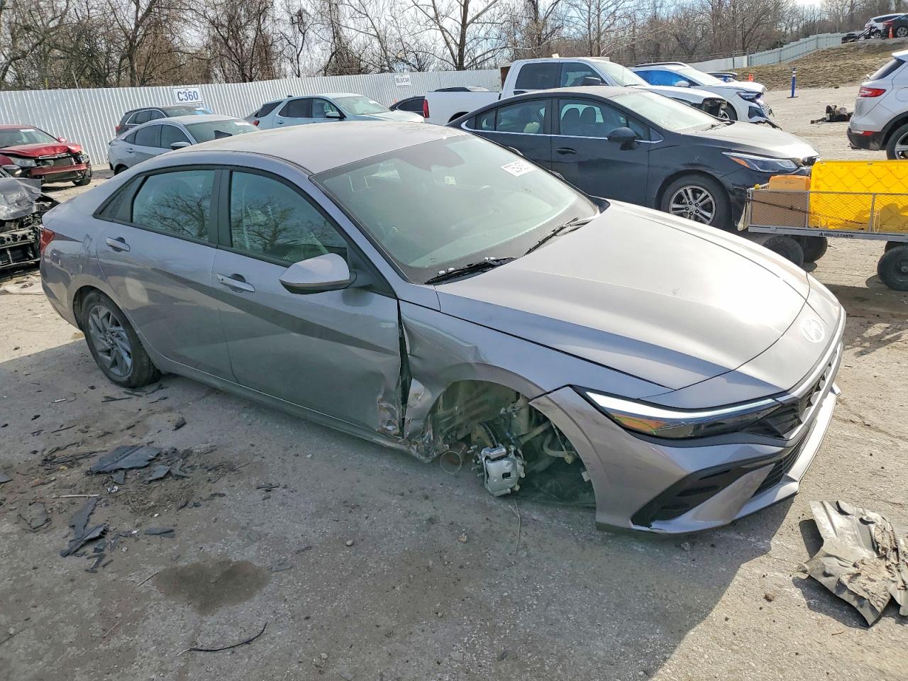 2025 HYUNDAI ELANTRA BLUE photo 10
