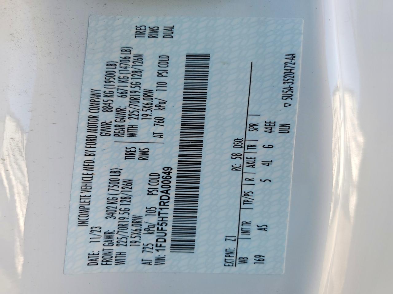 2024 FORD F550 UTILITY / SERVICE TRUCK photo 12