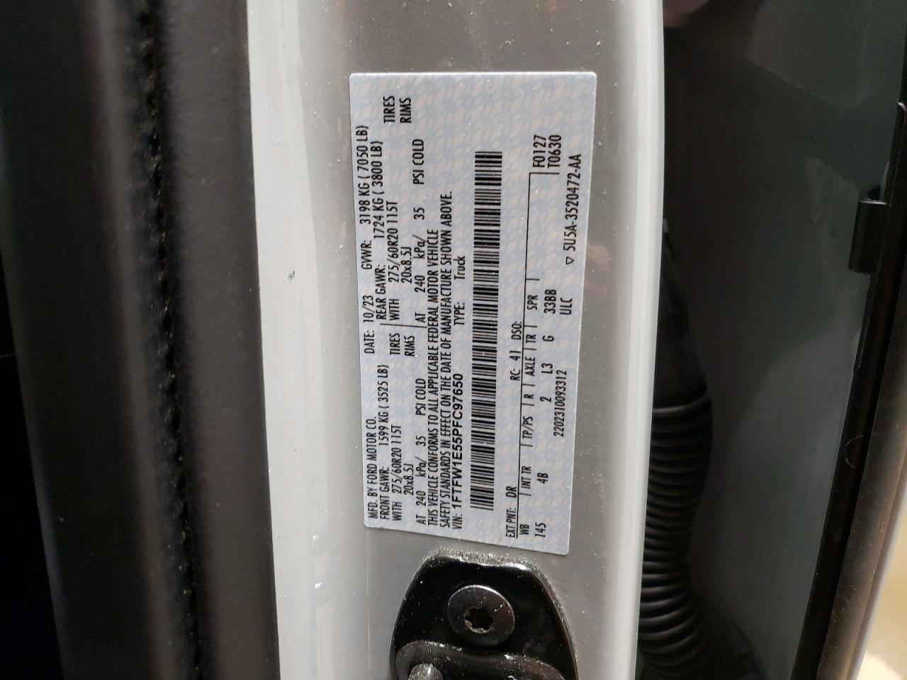 2023 FORD F150 SUPERCREW photo 13