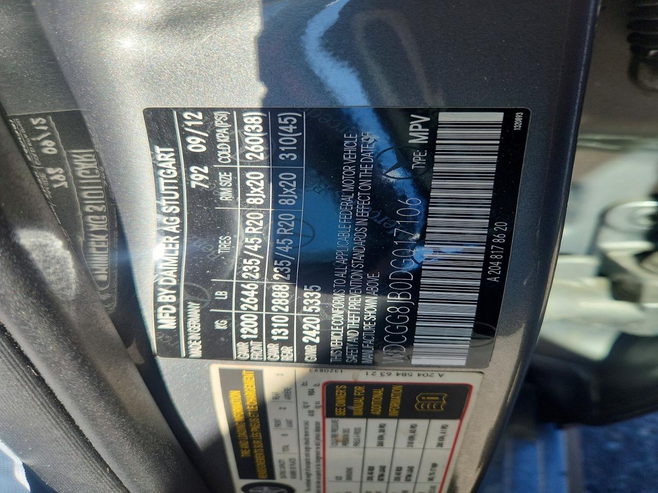 2013 MERCEDES-BENZ GLK 350 4MATIC photo 34