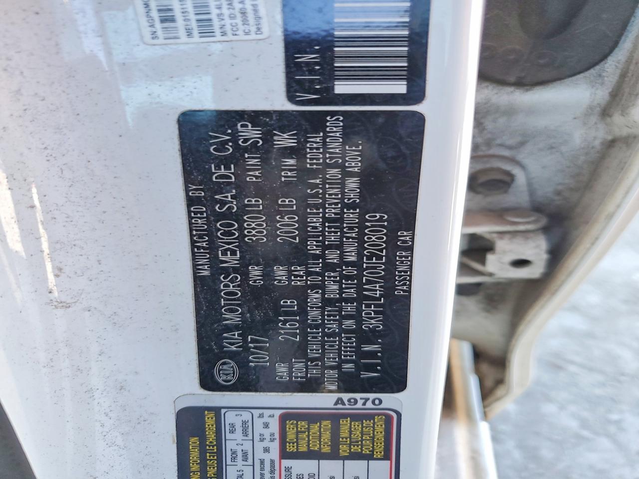 2018 KIA FORTE LX photo 37