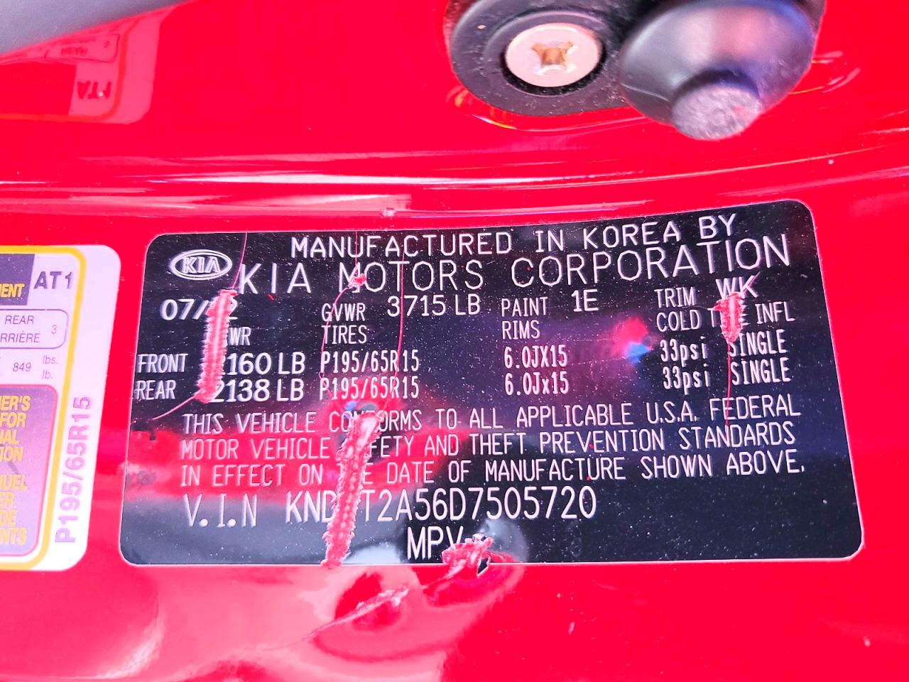 2013 KIA SOUL BASE photo 34