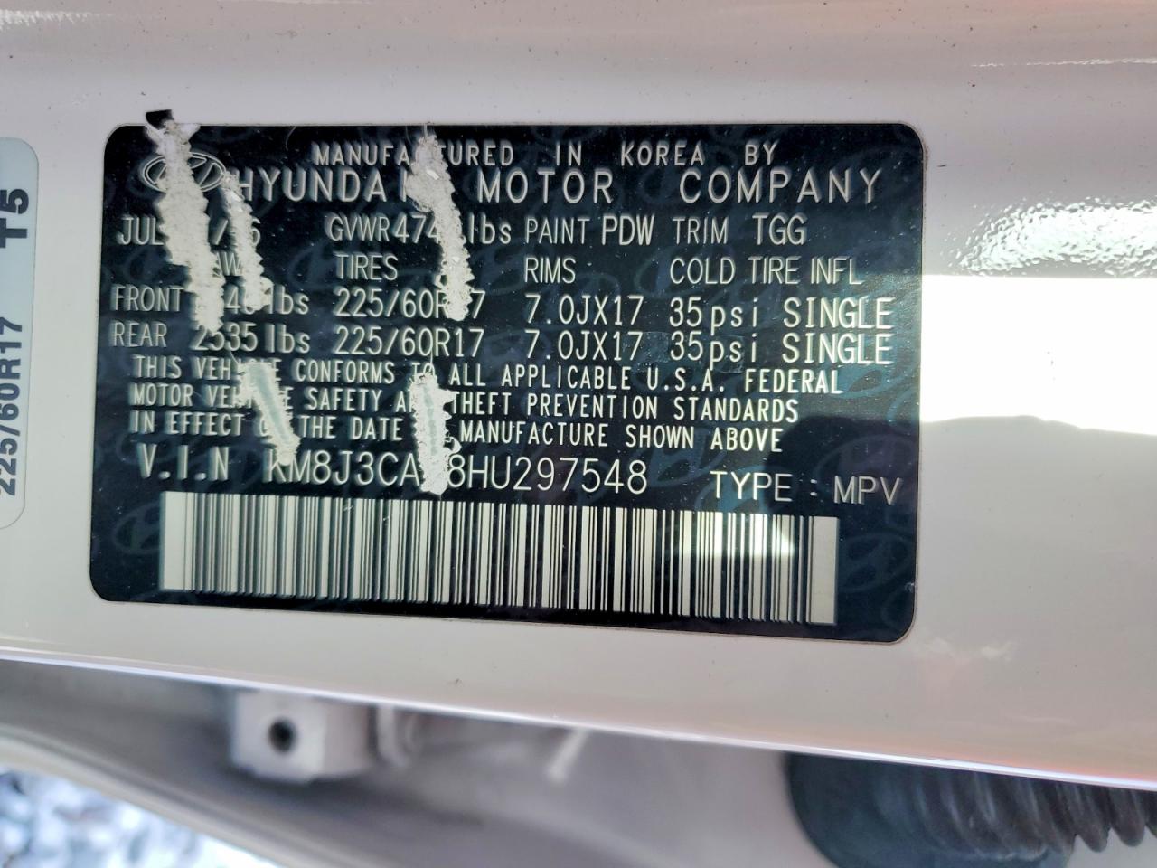 2017 HYUNDAI TUCSON LIMITED photo 25